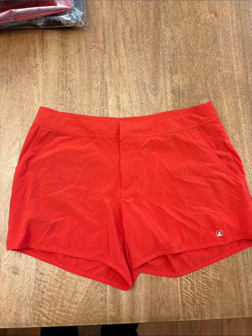 Eastern Mountain Sports Red Athletic Shorts